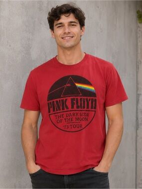 Pink Floyd Dark Side of the Moon ’73 Tour Graphic Band T-Shirt - Size Large